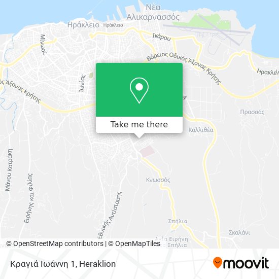 Κραγιά Ιωάννη 1 map