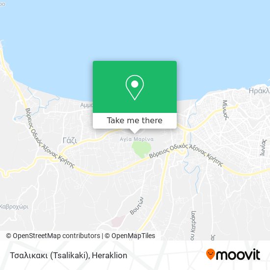 Τσαλικακι (Tsalikaki) map