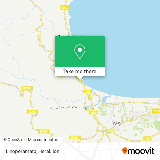 Linoperamata map