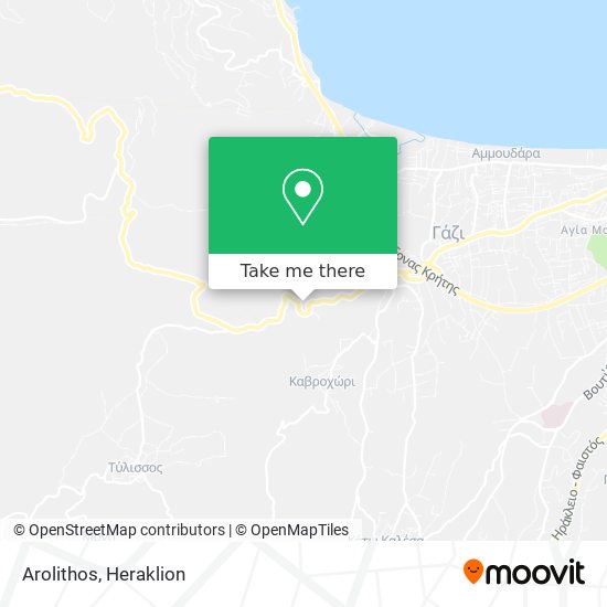 Arolithos map