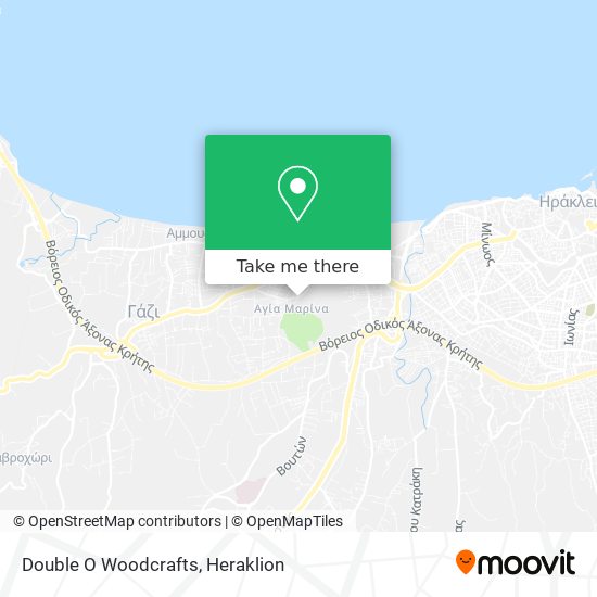 Double O Woodcrafts map