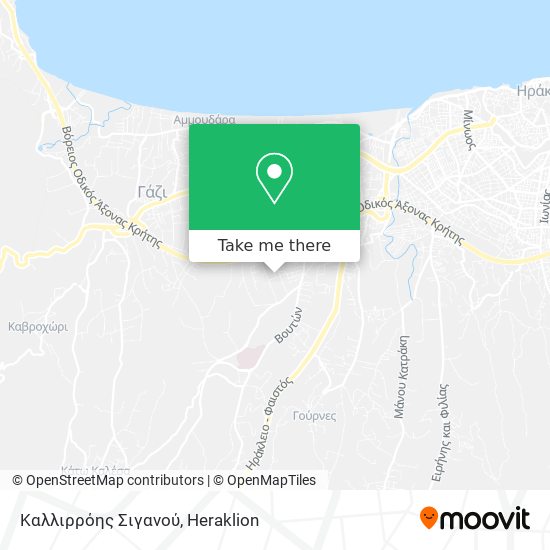 Καλλιρρόης Σιγανού map
