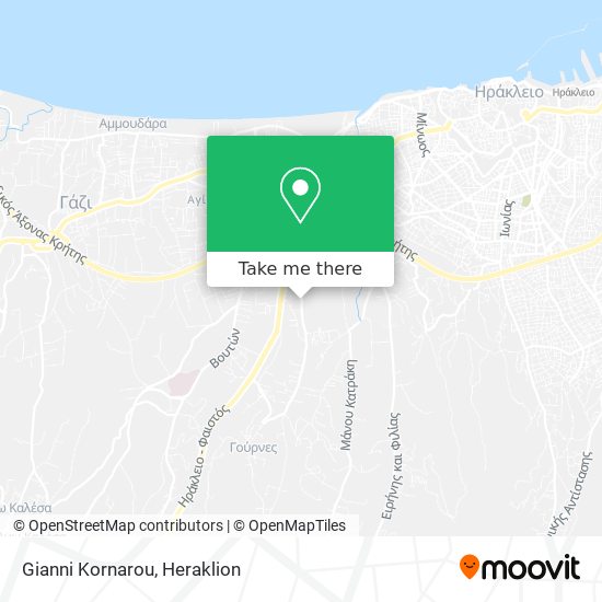 Gianni Kornarou map