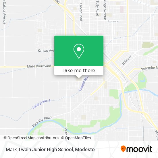 Mapa de Mark Twain Junior High School