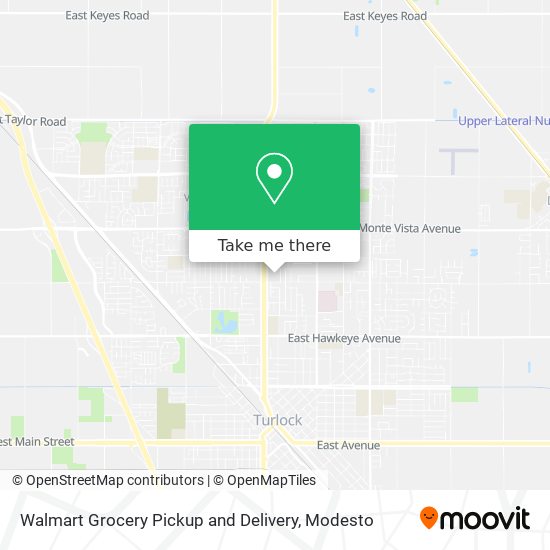 Walmart Grocery Pickup and Delivery map