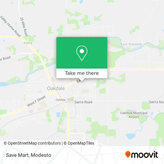 Mapa de Save Mart