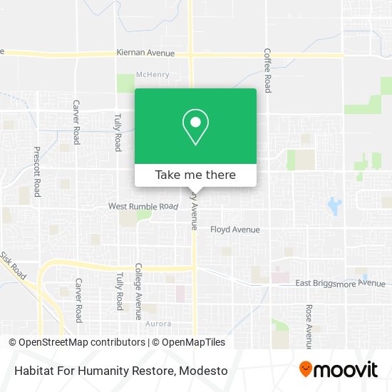 Mapa de Habitat For Humanity Restore