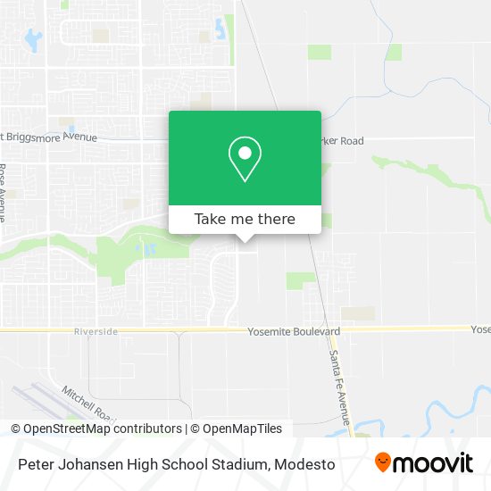 Mapa de Peter Johansen High School Stadium