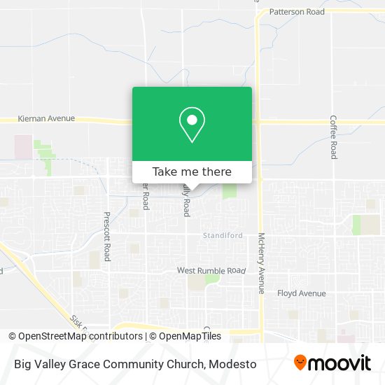 Big Valley Grace Community Church map