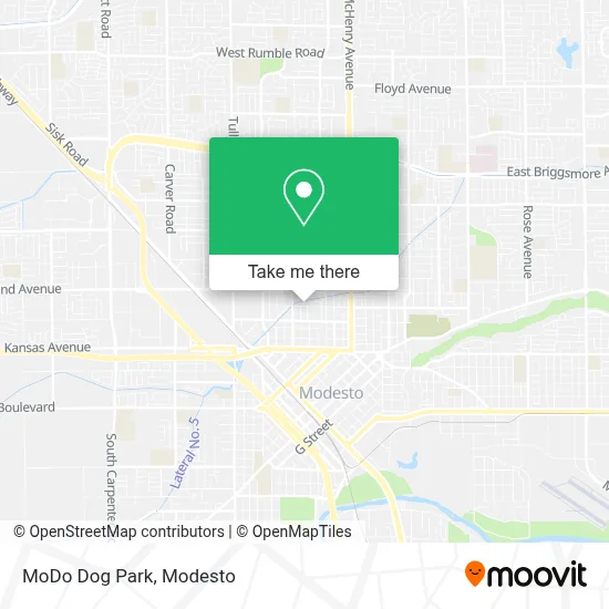 MoDo Dog Park map