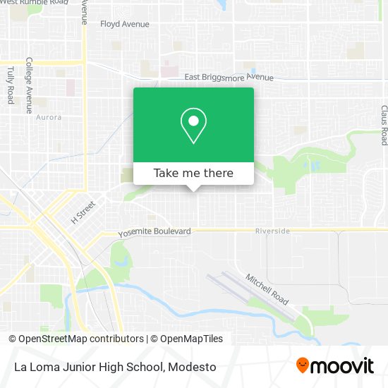 Mapa de La Loma Junior High School