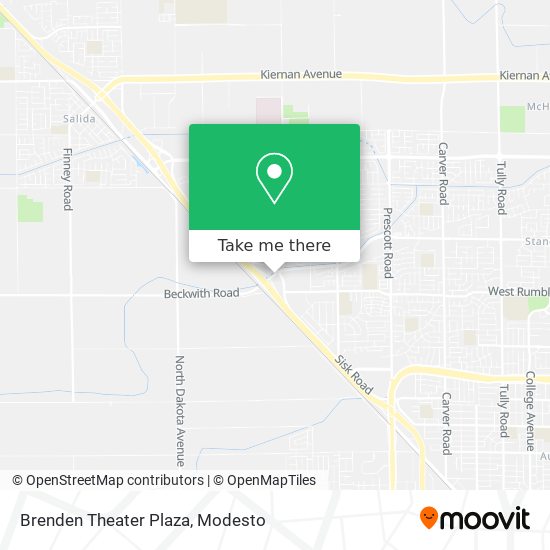 Brenden Theater Plaza map