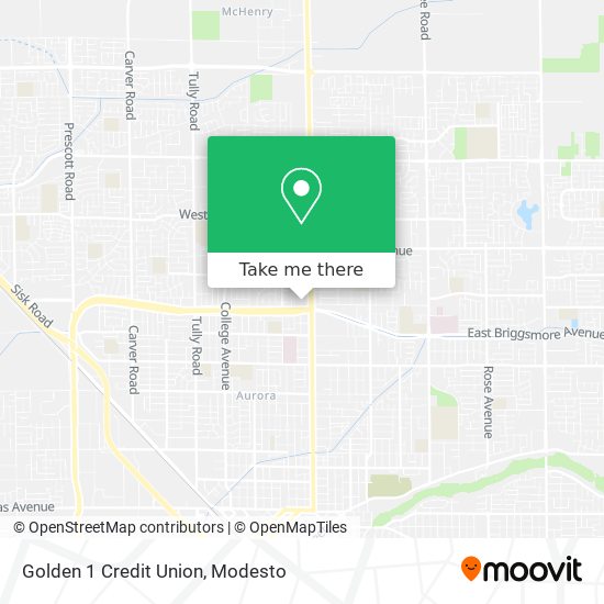 Mapa de Golden 1 Credit Union
