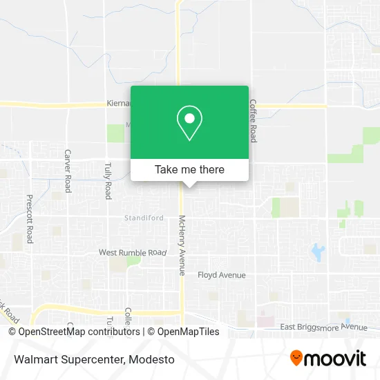 Walmart Supercenter map