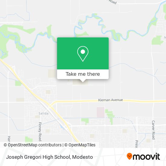 Joseph Gregori High School map