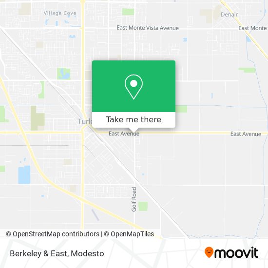 Mapa de Berkeley & East