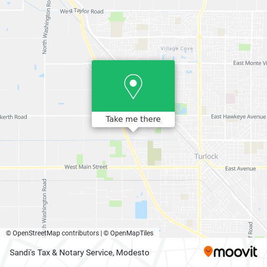 Sandi's Tax & Notary Service map