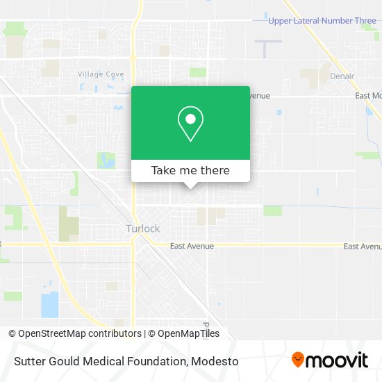 Mapa de Sutter Gould Medical Foundation