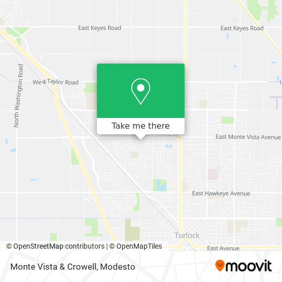 Mapa de Monte Vista & Crowell