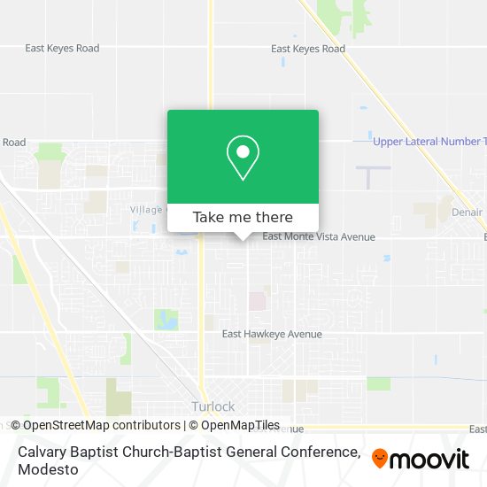 Calvary Baptist Church-Baptist General Conference map