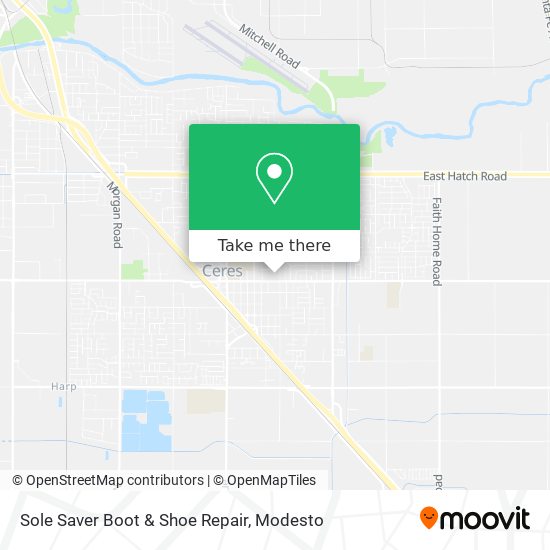 Mapa de Sole Saver Boot & Shoe Repair