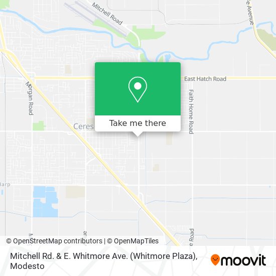 Mitchell Rd. & E. Whitmore Ave. (Whitmore Plaza) map