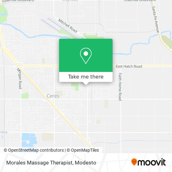 Morales Massage Therapist map