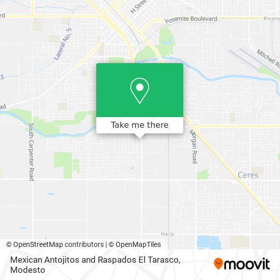 Mapa de Mexican Antojitos and Raspados El Tarasco