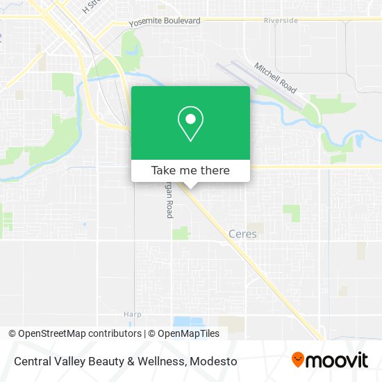 Mapa de Central Valley Beauty & Wellness