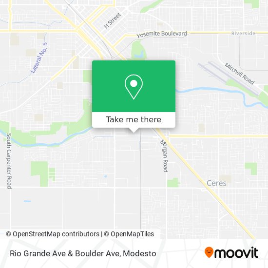 Mapa de Rio Grande Ave & Boulder Ave