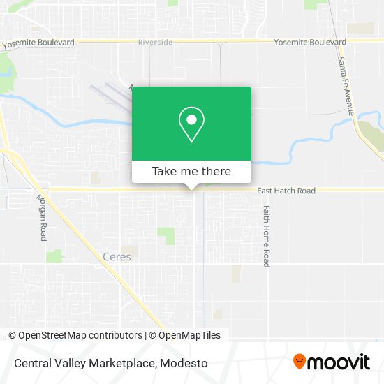 Central Valley Marketplace map