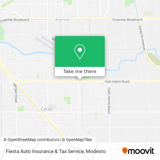 Fiesta Auto Insurance & Tax Service map