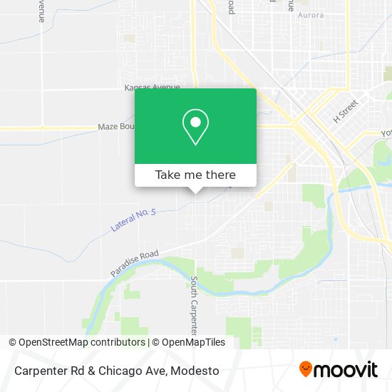 Carpenter Rd & Chicago Ave map