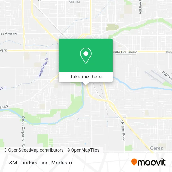 F&M Landscaping map