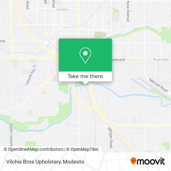 Vilchis Bros Upholstery map