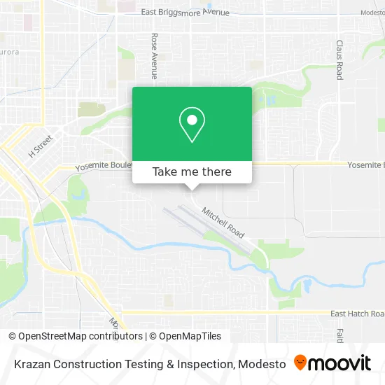 Krazan Construction Testing & Inspection map