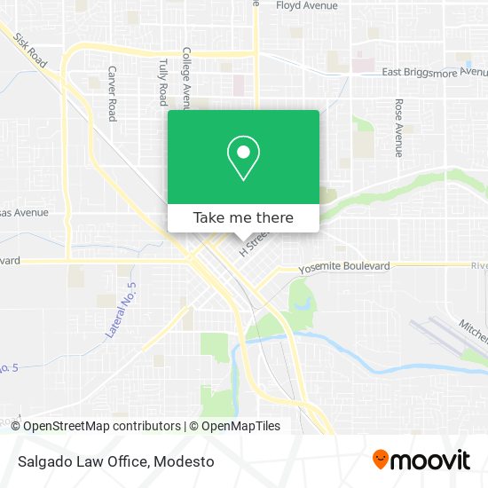 Salgado Law Office map