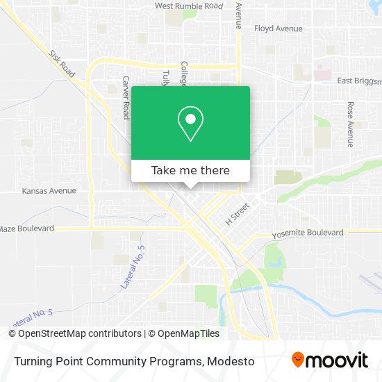 Mapa de Turning Point Community Programs