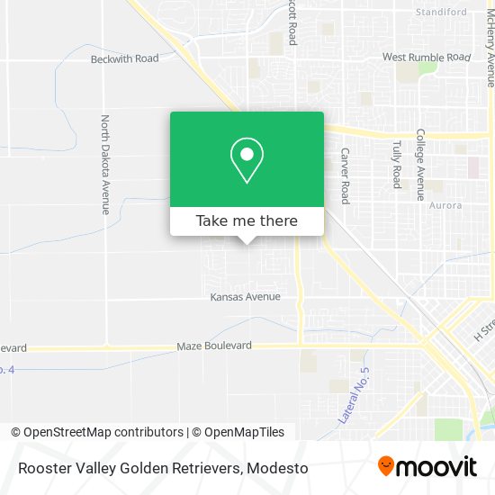 Mapa de Rooster Valley Golden Retrievers