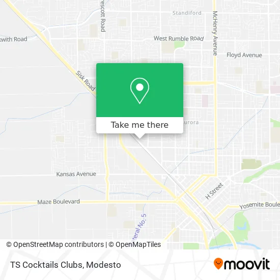 TS Cocktails Clubs map