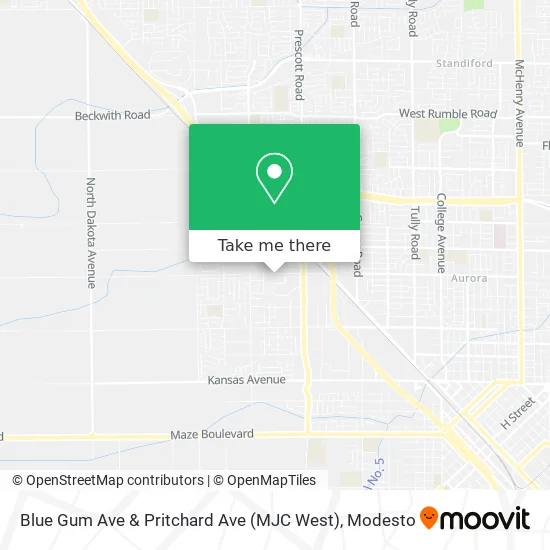 Mjc West Campus Map How To Get To Blue Gum Ave & Pritchard Ave (Mjc West) In Modesto By Bus?