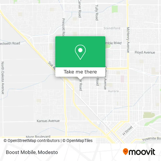 Boost Mobile map