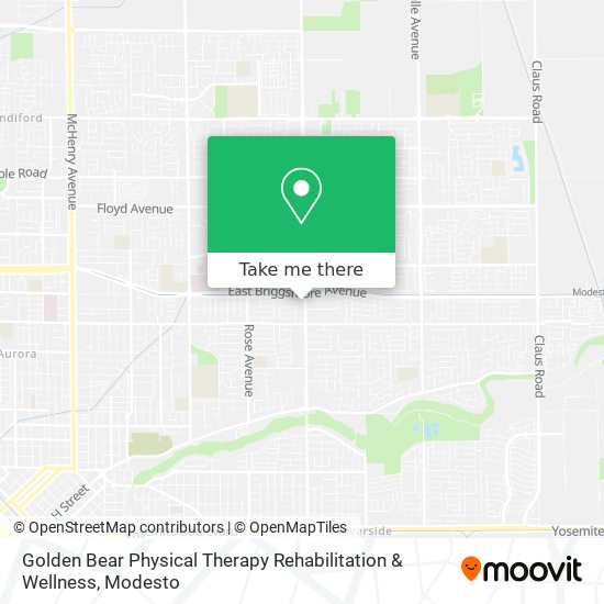 Golden Bear Physical Therapy Rehabilitation & Wellness map