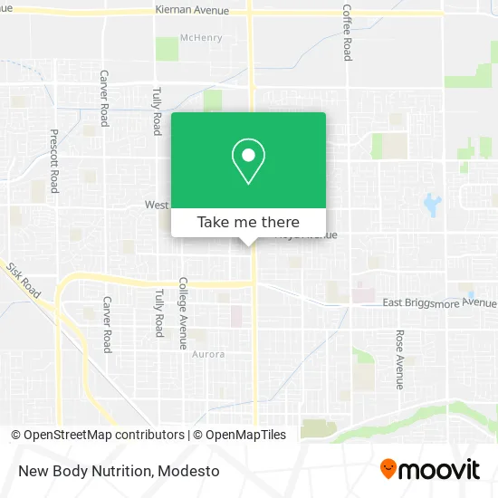 New Body Nutrition map