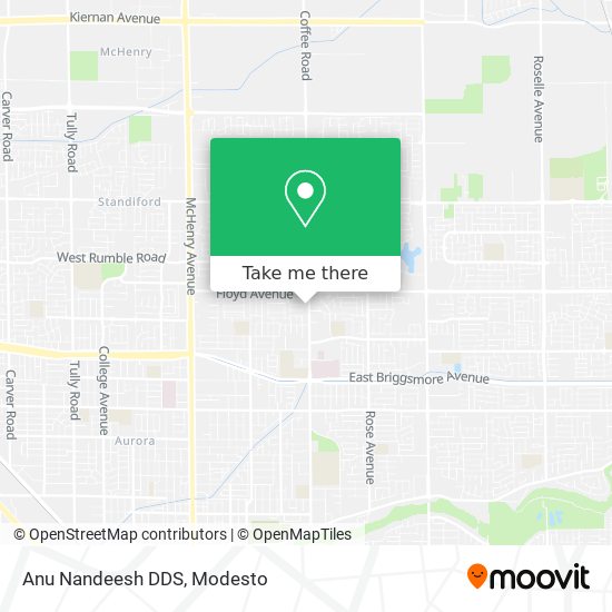 Anu Nandeesh DDS map