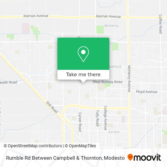 Rumble Rd Between Campbell & Thornton map