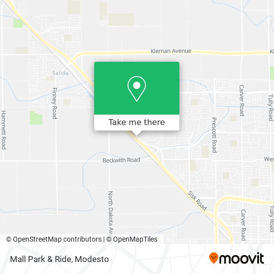Mall Park & Ride map