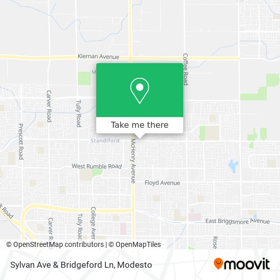 Mapa de Sylvan Ave & Bridgeford Ln