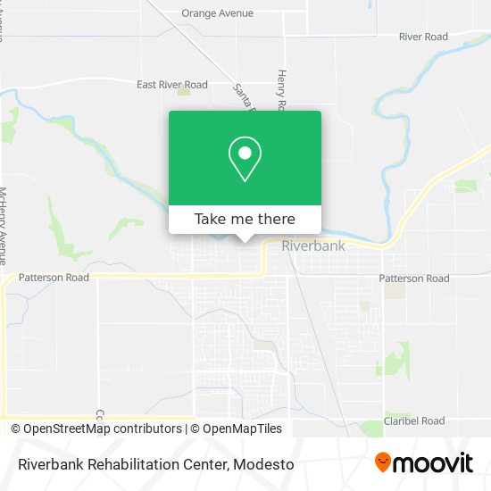 Riverbank Rehabilitation Center map