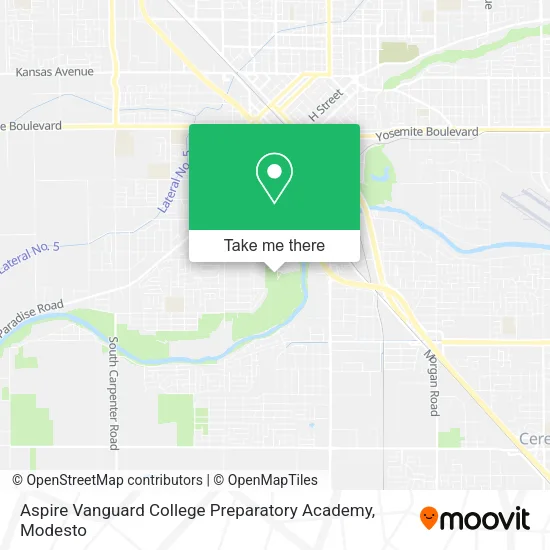 Mapa de Aspire Vanguard College Preparatory Academy